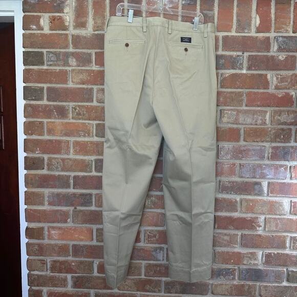 Nautica Rigger Men's Tan Classic Fit Cotton Welt Pocket Straight Leg Pants‎ 36W - Picture 2 of 9